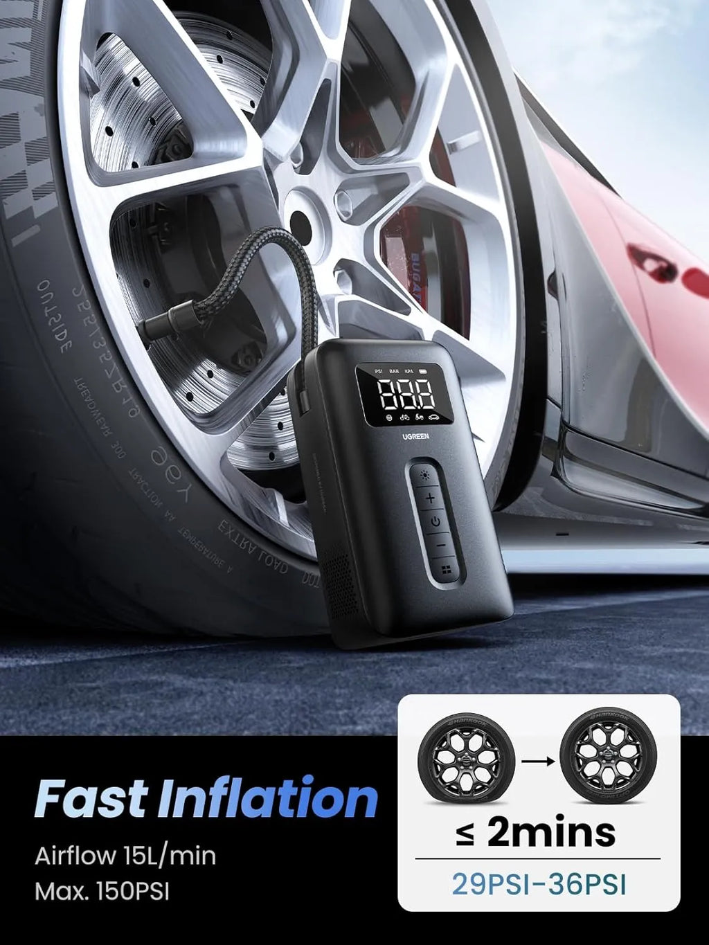 UGREEN Tire Inflator